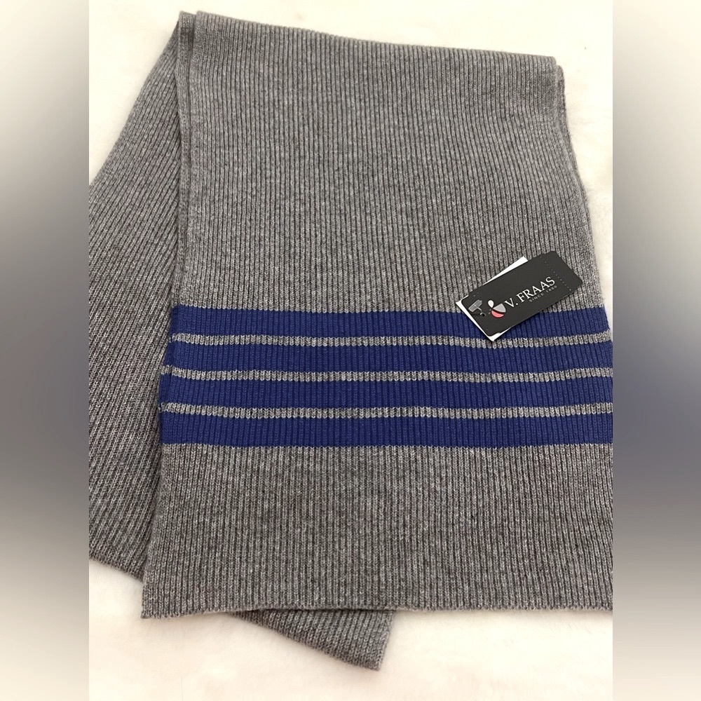 New! Wool and Cashmere Shaker Stitch Scarf. Unisex. Very soft and great quality!